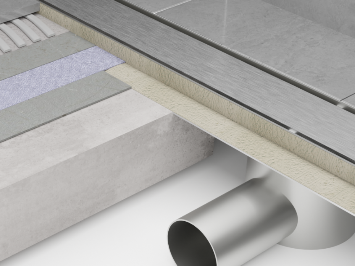 Instalace sprchového žlabu Classic – montáž v 6 krocích